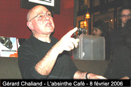 L'absinthe Caf&eacute; - Caf&eacute; Histoire 8 f&eacute;vrier 2006 - G&eacute;rard Chaliand