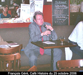 Caf&eacute; Histoire avec Fran&ccedil;ois G&eacute;r&eacute;