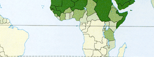 Carte : L'Islam dans le monde