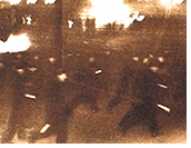Emeute Place de la Concorde &agrave; Paris, le 6 f&eacute;vrier 1934 - Charge des forces de police contre les ligues factieuses