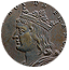 Médaille de Louis V - BNF - 18ème siècle 